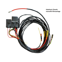 Cable set for upgrading the auxiliary heater to the...
